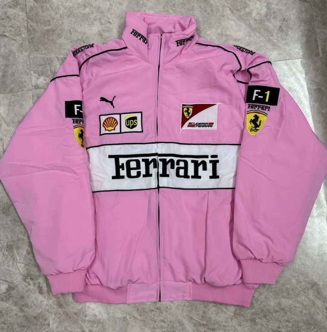 F1 Pink - Puffer Jacket.