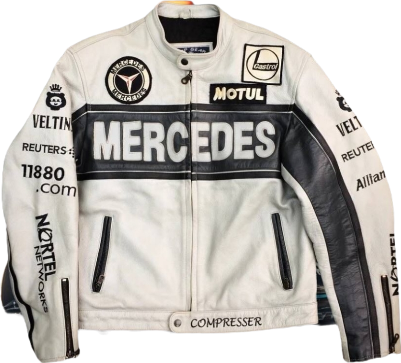 F1 Mercedes Leather Jacket