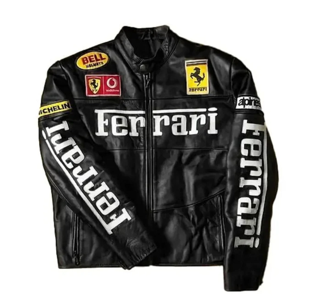 F1 Black Special Leather Jacket