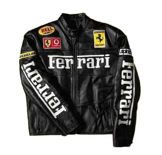 F1 Black Special Leather Jacket