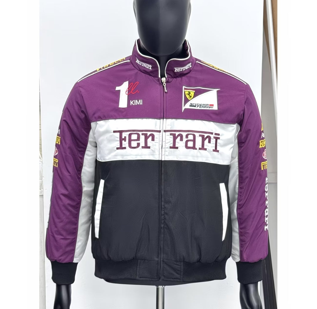 LIMITED EDITION F1 Purple - Puffer Jacket