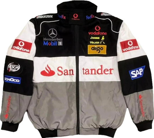 F1 Mclaren & BENZ Racing Jacket Grey
