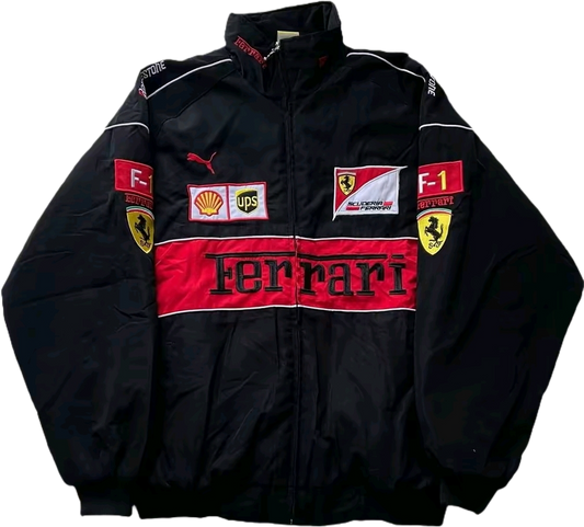 F1 Black - Puffer Jacket.